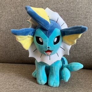Pokemon Vaporeon Plush 10” Toy Nickelodeon